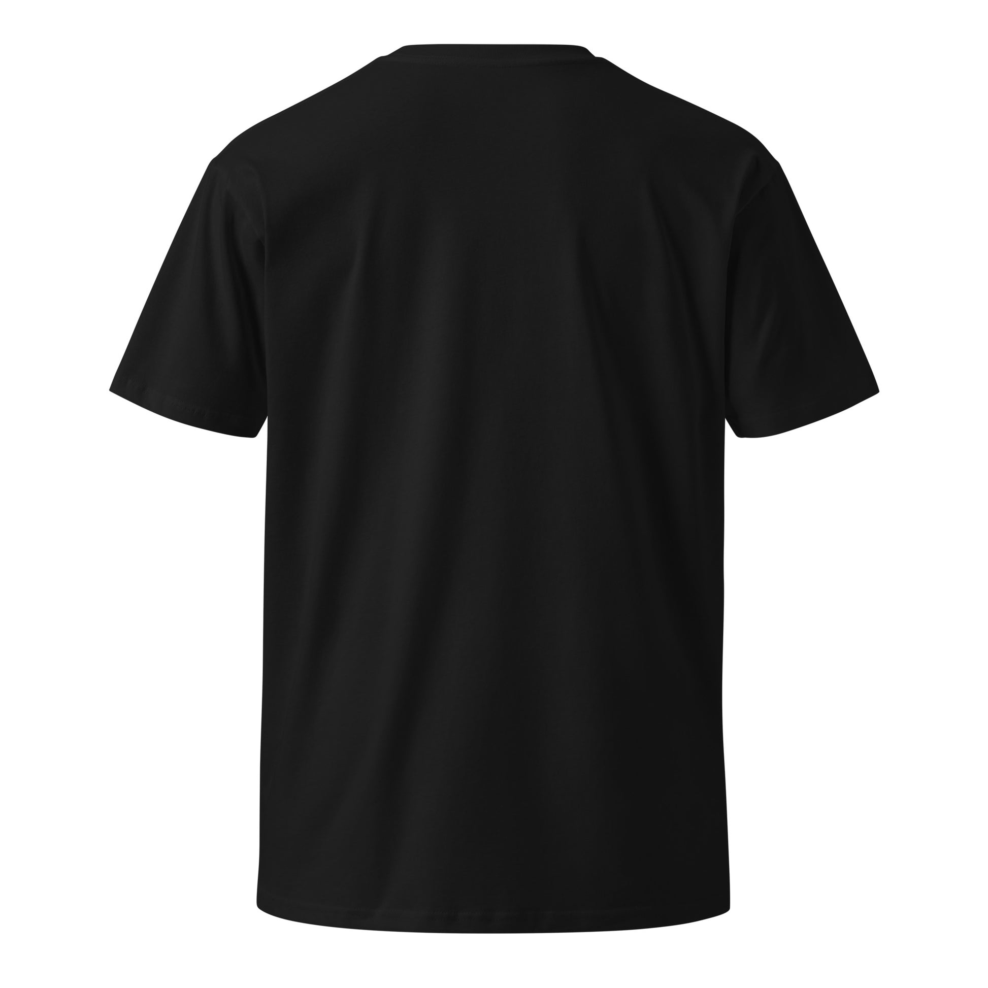 Black T-shirt with Al Abbas calligraphy embroidery on the chest – Premium Shia Islamic Streetwear by AHLBAYT